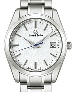 Grand Seiko Heritage Quartz 37mm Titanium Snow-White Dial SBGX355 - BRAND NEW