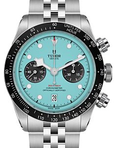 Tudor Black Bay Chrono Steel Turquoise Dial 41mm Steel Bracelet M79360N-0024