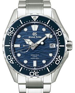 Grand Seiko Evolution 9 Spring Drive Titanium Blue Dial SLGA023 - BRAND NEW