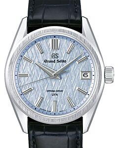 Grand Seiko Evolution 9 Spring Drive U.F.A. Platinum Blue Dial SLGB001 - BRAND NEW