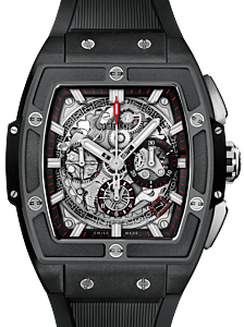 Hublot Spirit Of Big Bang Black Magic Ceramic Skeleton 42mm Dial Bezel Rubber Strap 641.CI.0173.RX - BRAND NEW