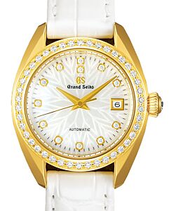 Grand Seiko Heritage Automatic Caliber 9S27 Diamond Yellow Gold White Dial STGK004 - BRAND NEW