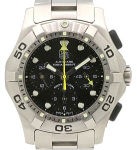 TAG Heuer Aquagraph CN211A.BA0353 Black Stainless Steel Automatic Men's 43mm - PRE-OWNED