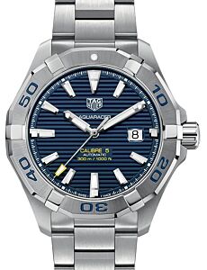 Tag Heuer Aquaracer Stainless Steel Blue Index Dial & Stainless Steel Bracelet WAY2012.BA0927 - BRAND NEW