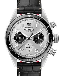 Tag Heuer Autavia Flyback Chronometer Chronograph Stainless Steel 42mm Grey Dial CBE511B.FC8279 - BRAND NEW