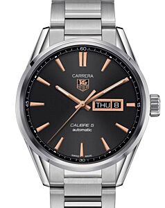 Tag Heuer Carrera Stainless Steel 41mm Black Dial WAR201C.BA0723 - BRAND NEW