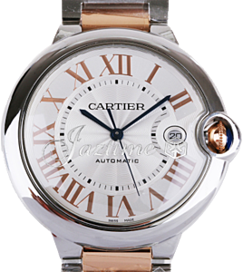 CARTIER W6920095 BALLON BLEU DE 42mm PINK GOLD BRAND NEW