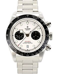 Tudor Black Bay Chrono Steel Silver Dial 41mm Bracelet M79360N-0002