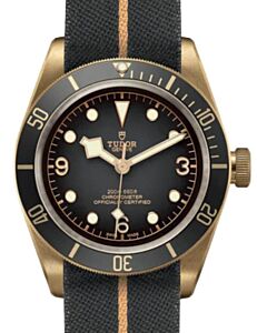 Tudor Black Bay Bronze 43mm Black Dial Fabric Strap M79250BA-0002