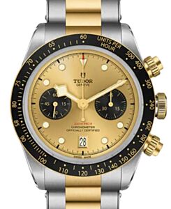 Tudor Black Bay Chrono S&G Steel/Yellow Gold Champagne Dial 41mm Bracelet M79363N-0007