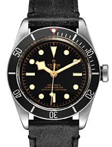 Tudor Black Bay Stainless Steel 41mm Black Dial Leather Strap M79230N-0008 - BRAND NEW