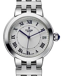 Tudor Clair De Rose Steel 34mm Silver Opaline Dial M35800-0001