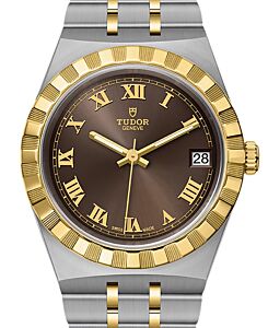 Tudor Royal Steel Yellow Gold 34mm Chocolate Brown Dial M28403-0008 - BRAND NEW
