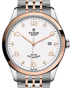 Tudor 1926 Steel 36mm Rose Gold Bracelet  White Diamond Dial M91451-0011 - BRAND NEW