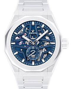 Zenith Defy Skyline Skeleton White Ceramic Blue Dial 49.9301.3620/79.I001 - BRAND NEW