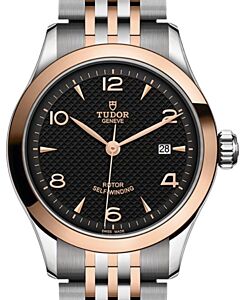 Tudor 1926 Steel 39mm Rose Gold Bezel Black Dial  M91551-0003 - BRAND NEW