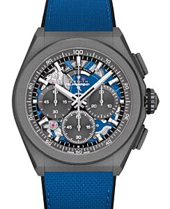 Zenith Defy Ultrablue 21 Matte Titanium Silver Dial & Rubber Strap 97.9001.9004/81.R946 - BRAND NEW