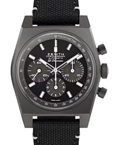 Zenith Chronomaster Revival Shadow Titanium 37mm Black Dial 97.T384.4061/21.C822 - BRAND NEW