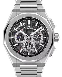 Zenith Defy Skyline Chronograph Skeleton Steel Black Dial 03.9500.3600/78.I001 - BRAND NEW
