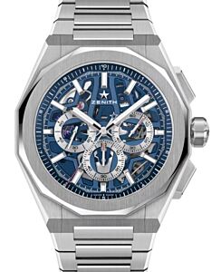 Zenith Defy Skyline Chronograph Skeleton Steel Blue Dial 03.9500.3600/79.I001 - BRAND NEW