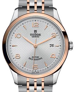 Tudor 1926 Steel 39mm Rose Gold Bezel Silver Dial M91551-0001 - BRAND NEW