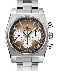 Zenith Chronomaster Revival El Primero A385 Steel 37mm Brown Dial 03.A384.400/385.M385 - BRAND NEW