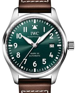 IWC Pilot's Watch Mark XX Steel 40mm Green Dial IW328205 - BRAND NEW