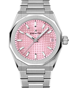 Zenith Defy Skyline Steel 36 Metallic Pastel Pink Dial 03.9400.670/18.I001- BRAND NEW