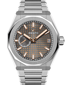 Zenith Defy Skyline Steel 41 Grey Sunburst-Patterned Dial 03.9300.3620/02.I001 - BRAND NEW