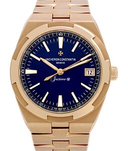 Vacheron Constantin Overseas Self-Winding Pink Rose Gold Blue Dial 4500V/110R-B705 - BRAND NEW