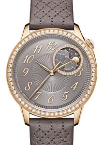 Vacheron Constantin Egerie Moon Phase 37mm Pink Rose Gold/Diamonds 8005F/000R-B958 - BRAND NEW