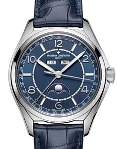 Vacheron Constantin Fiftysix Complete Calendar Steel Blue Dial 4000E/000A-B548 - BRAND NEW