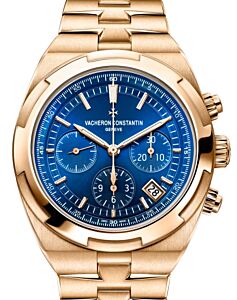 Vacheron Constantin Overseas Chronograph Pink Rose Gold Blue Dial 5500V/110R-B952 - BRAND NEW