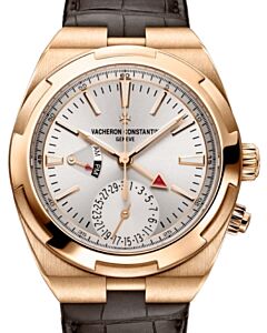 Vacheron Constantin Overseas Dual Time Pink Rose Gold Silver Dial 7900V/000R-B336 - BRAND NEW