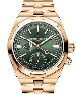 Vacheron Constantin Overseas Dual Time Pink Rose Gold 41mm Green Dial 7920V/210R-B965
