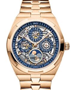 Vacheron Constantin Overseas Perpetual Calendar Ultra-Thin Skeleton Pink Rose Gold 4300V/220R-B642 - BRAND NEW