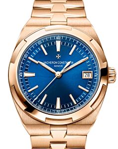 Vacheron Constantin Overseas Self-Winding Pink Rose Gold Blue Dial 4500V/110R-B705 - BRAND NEW
