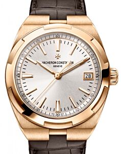 Vacheron Constantin Overseas Self-Winding Pink Rose Gold Silver Dial 4500V/000R-B127 - BRAND NEW