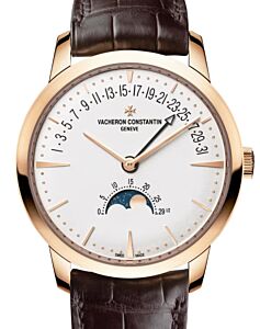 Vacheron Constantin Patrimony Moonphase Retrograde Date 42.5mm Pink Rose Gold 4010U/000R-B329 - BRAND NEW