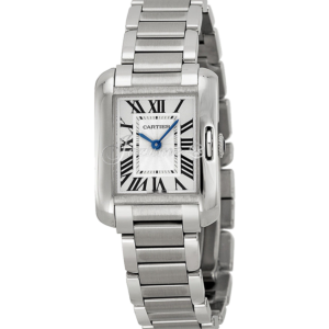 CARTIER W5310022 TANK ANGLAISE STEEL BRAND NEW