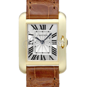 CARTIER W5310028 TANK ANGLAISE YELLOW GOLD, LEATHER BRAND NEW