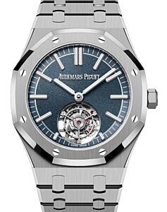 Audemars Piguet Royal Oak Flying Tourbillion "50th Anniversary" 41mm Titanium Blue Dial 26730TI.OO.1320TI.01 - BRAND NEW