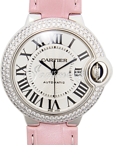CARTIER WE902067 BALLON BLUE DE 33mm WHITE GOLD BRAND NEW