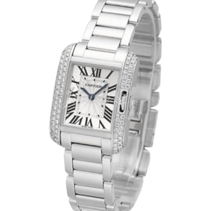 CARTIER WT100008 TANK ANGLAISE 18K WHITE GOLD, DIAMONDS BRAND NEW