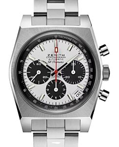 Zenith Chronomaster Revival El Primero A384 Steel 37mm White Dial 03.A384.400/21.M384 - BRAND NEW
