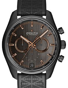 Zenith Chronomaster El Primero Ceramic Brown Index Dial & Leather Strap 24.2042.400/27.R799 - BRAND NEW