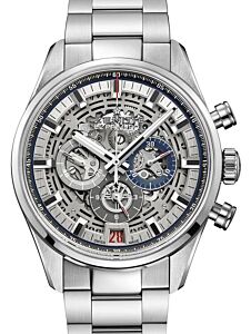 Zenith Chronomaster El Primero Full Open Stainless Steel Silver Index Dial & Stainless Steel Bracelet 03.2081.400/78.M2040 - BRAND NEW