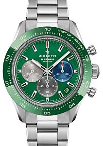 Zenith Chronomaster Sport Steel/Ceramic 41mm Green Dial 03.3119.3600/56.M3100