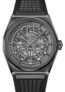 Zenith Defy Classic Ceramic Silver Dial & Rubber Strap 49.9000.670/77.R782 - BRAND NEW
