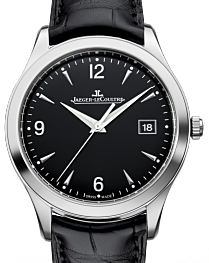 Jaeger-LeCoultre Calibre 899/1 Master Control Date 1548471 Black Arabic / Index Stainless Steel Leather 39mm Automatic BRAND NEW